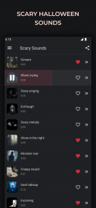 اسکرین شات برنامه Scary horror sounds 1