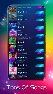 اسکرین شات 2 بازی Piano Fire: Edm Music & Piano