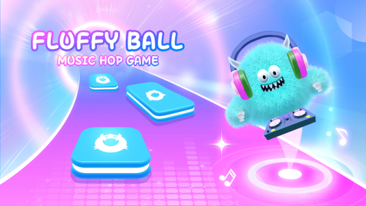 اسکرین شات بازی Fluffy Ball: Music Hop Game 8