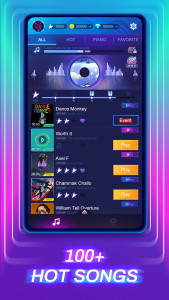 اسکرین شات 1 بازی Piano Fire 2: Slide Challenge