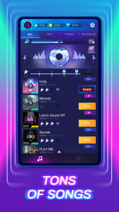 اسکرین شات 1 بازی Piano Fire 2: Slide Challenge