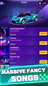 اسکرین شات بازی Music Racer : Beat Racing GT 1