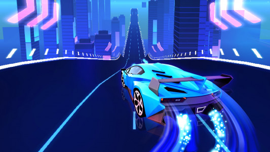 اسکرین شات بازی Music Racer : Beat Racing GT 7