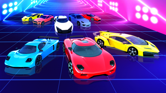 اسکرین شات بازی Music Racing GT: EDM & Cars 8