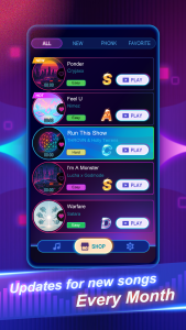 اسکرین شات 1 بازی Rolling Music Ball: EDM Rush