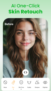 اسکرین شات 4 برنامه Makeup Camera & Selfie Editor