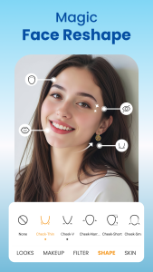 اسکرین شات 4 برنامه Makeup Camera & Selfie Editor
