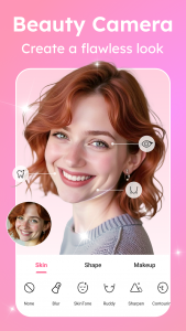 اسکرین شات 1 برنامه Beauty Camera & Makeup Camera