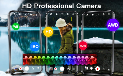 اسکرین شات 1 برنامه HD Camera: Professional Camera