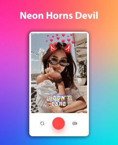اسکرین شات برنامه Neon Horns Devil Editor Crown 1