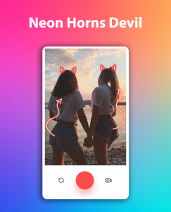 اسکرین شات برنامه Neon Horns Devil Editor Crown 3