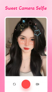 اسکرین شات 4 برنامه Sweet Camera Selfie