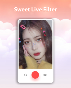 اسکرین شات 7 برنامه Sweet Live Filter Face Camera