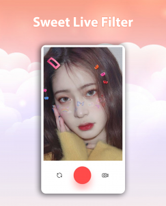 اسکرین شات برنامه Sweet Live Filter Face Camera 7