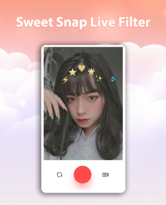 اسکرین شات برنامه Sweet Snap Live Filter - Snap Cat Face Camera 3