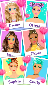 اسکرین شات 1 بازی Makeup Beauty Salon Game Girls