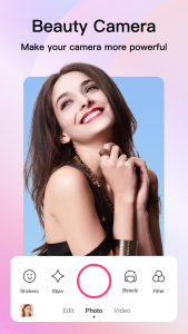 اسکرین شات 1 برنامه Selfie Camera - Beauty Camera