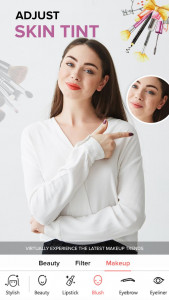 اسکرین شات برنامه Beauty Camera : You Makeover Plus Selfie 1