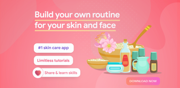اسکرین شات برنامه Skincare and Face Care Routine 1