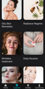 اسکرین شات 3 برنامه Skincare and Face Care Routine