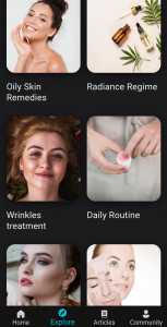 اسکرین شات 3 برنامه Skincare and Face Care Routine