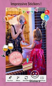 اسکرین شات برنامه Birthday - Photo Frames,Greetings,cake with name 4