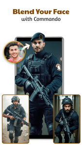 اسکرین شات 4 برنامه Military Man Photo Editor
