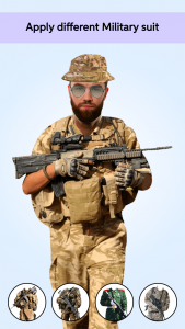 اسکرین شات برنامه Military Man Photo Editor 3