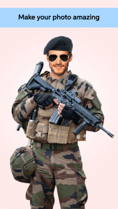 اسکرین شات برنامه Military Man Photo Editor 1