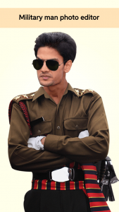 اسکرین شات برنامه Military Man Photo Editor 5