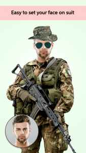 اسکرین شات برنامه Military Man Photo Editor 4