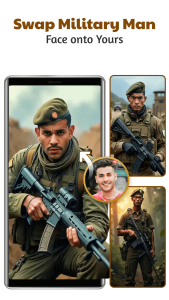 اسکرین شات 6 برنامه Military Man Photo Editor