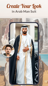 اسکرین شات 2 برنامه Arab Man Photo Suit