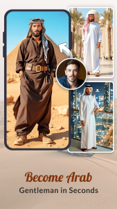 اسکرین شات 5 برنامه Arab Man Photo Suit
