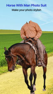 اسکرین شات برنامه Horse With Man Photo Suit 2