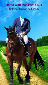 اسکرین شات برنامه Horse With Man Photo Suit 4