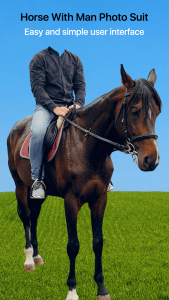اسکرین شات برنامه Horse With Man Photo Suit 1