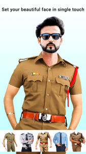 اسکرین شات برنامه Police Suit Photo Editor 1