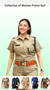 اسکرین شات 4 برنامه Police Suit Photo Editor