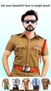 اسکرین شات 1 برنامه Police Suit Photo Editor