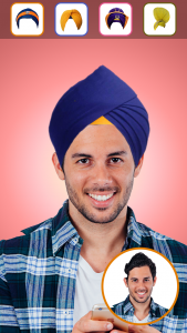 اسکرین شات برنامه Punjabi Turbans Photo Editor 1