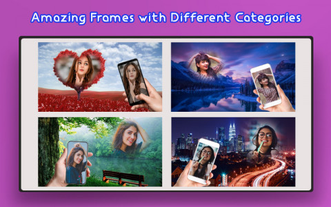 اسکرین شات برنامه Face Projector Photo frames 4