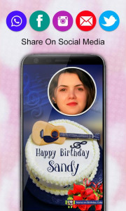 اسکرین شات برنامه Birthday Video  Maker - Cake 3