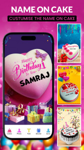 اسکرین شات برنامه Birthday Video  Maker - Cake 1