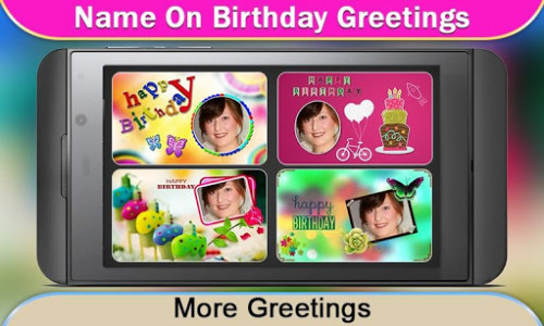 اسکرین شات برنامه Birthday Greeting Cards Maker: Create photo frames 7
