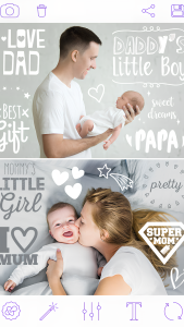 اسکرین شات 2 برنامه Baby Pics App - Baby Photo Art