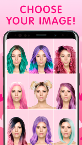 اسکرین شات برنامه Pink Hair 7