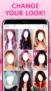 اسکرین شات برنامه Pink Hair 5