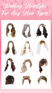 اسکرین شات 3 برنامه Wedding Hairstyles on photo