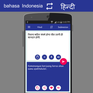 اسکرین شات برنامه Indonesian Hindi Translator 5